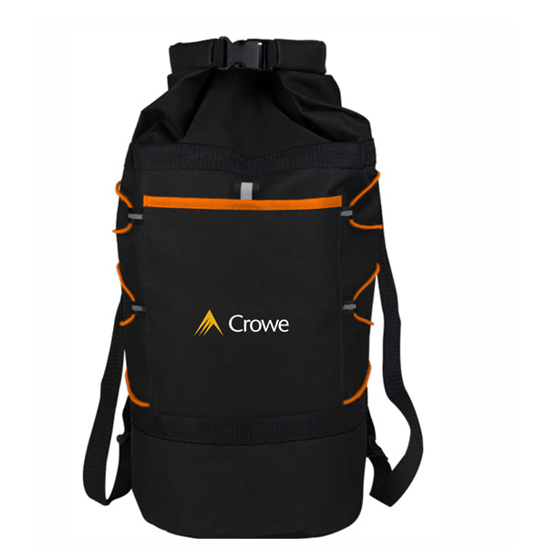 travel XOXO roll up duffle backpack