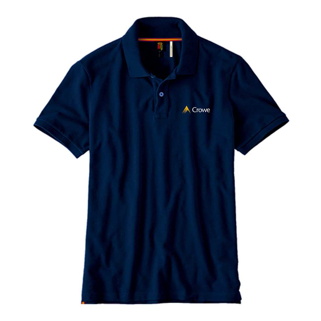 OMG IN and OUT Navy Blue Polo Tee